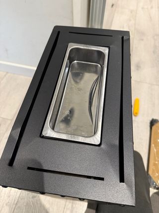 Chimenea Bioetanol Negra y Transparente