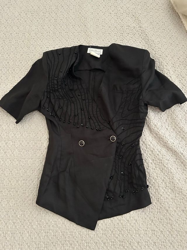 Conjunto de lino negro