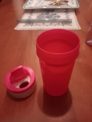 Bicchiere salva freschezza rosso e bianco