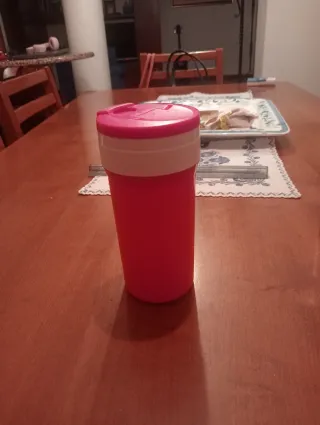 Bicchiere salva freschezza rosso e bianco