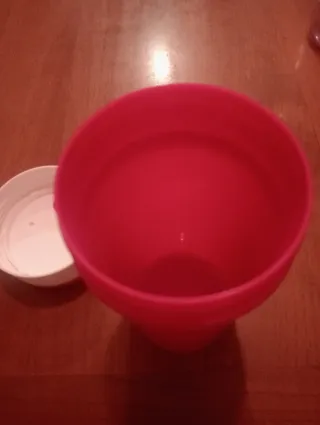 Bicchiere salva freschezza rosso e bianco