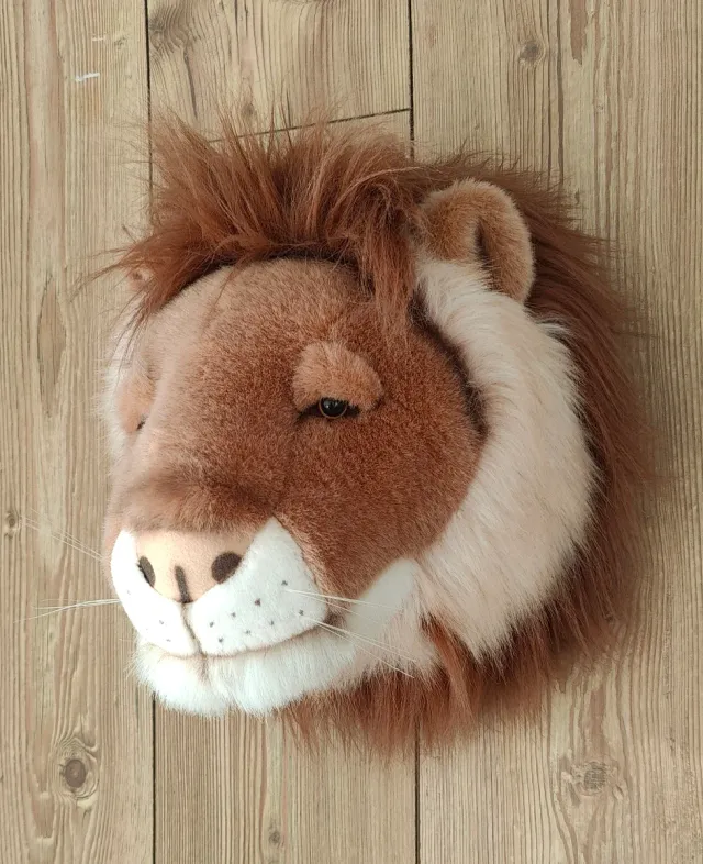 Peluche cabeza de león Bibib Wild&Soft