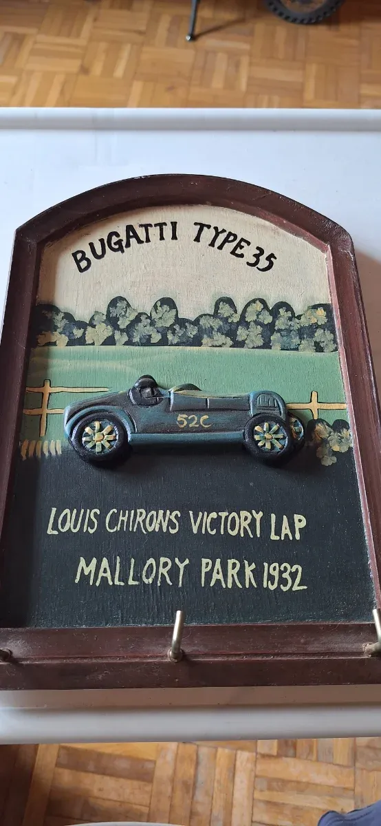 Colgador llaves Bugatti Type 35 Mallory Park