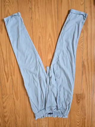 Calças Stradivarius azul tamanho S