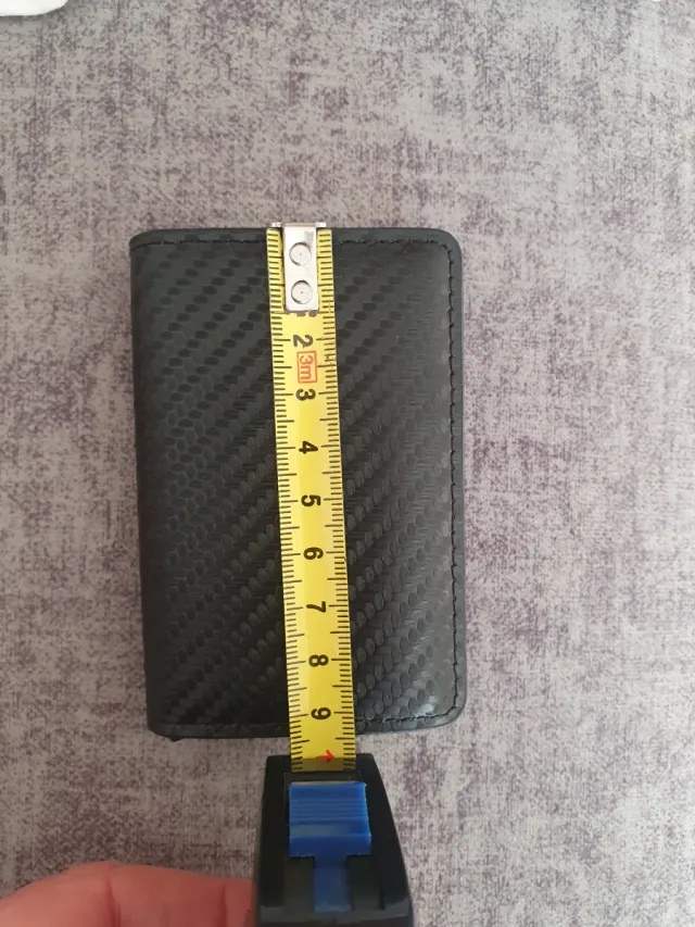 Cartera tarjetero hombre negro