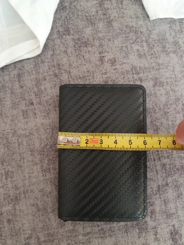 Cartera tarjetero hombre negro