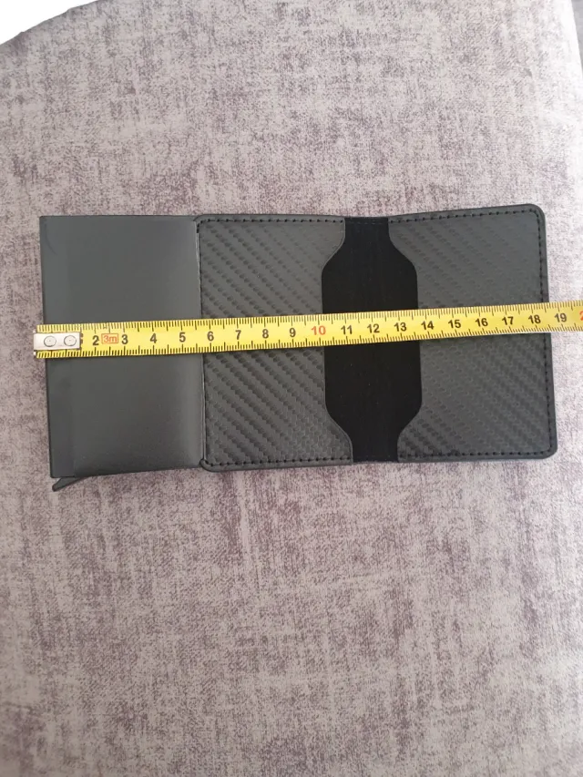 Cartera tarjetero hombre negro