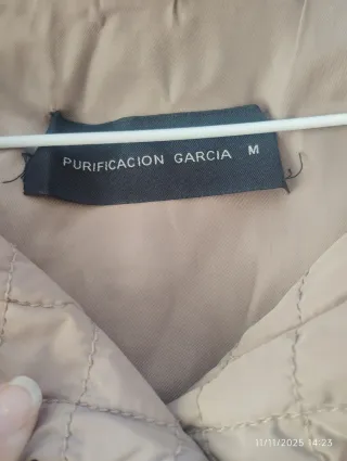 Abrigo Purificación García Beige