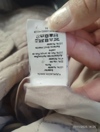 Abrigo Purificación García Beige