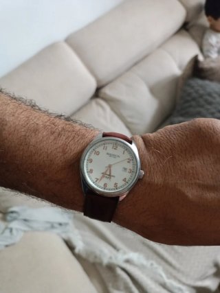 Reloj MADISON Automático Marrón/Plata