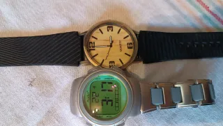 Relojes de pulsera analógico y digital