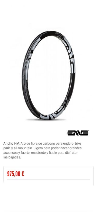 Llanta 27,5” Enve M70 original!!!