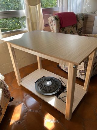 Mesa camilla con falda