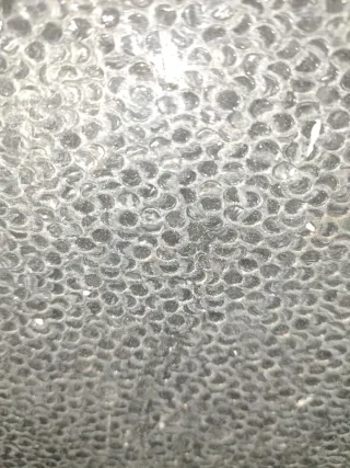 Cristal confeti vintage puerta interior