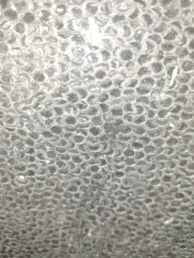 Cristal confeti vintage puerta interior