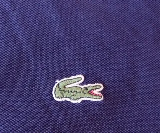 Polo Lacoste azul marino Talla S