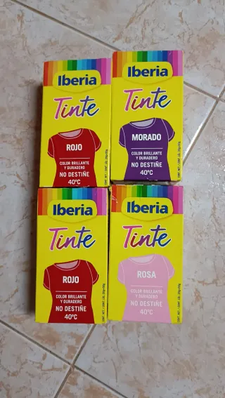 4 Tintes Iberia (Rojo, Morado, Rosa)