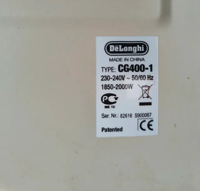 Piastra bistecche ora DeLonghi CG 400