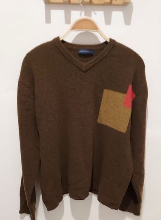 Jersey Adolfo Dominguez V-neck Talla S