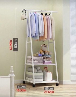 Burro Blanco con Estantes