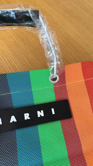 Bolso Marni Market Multicolor Rayas