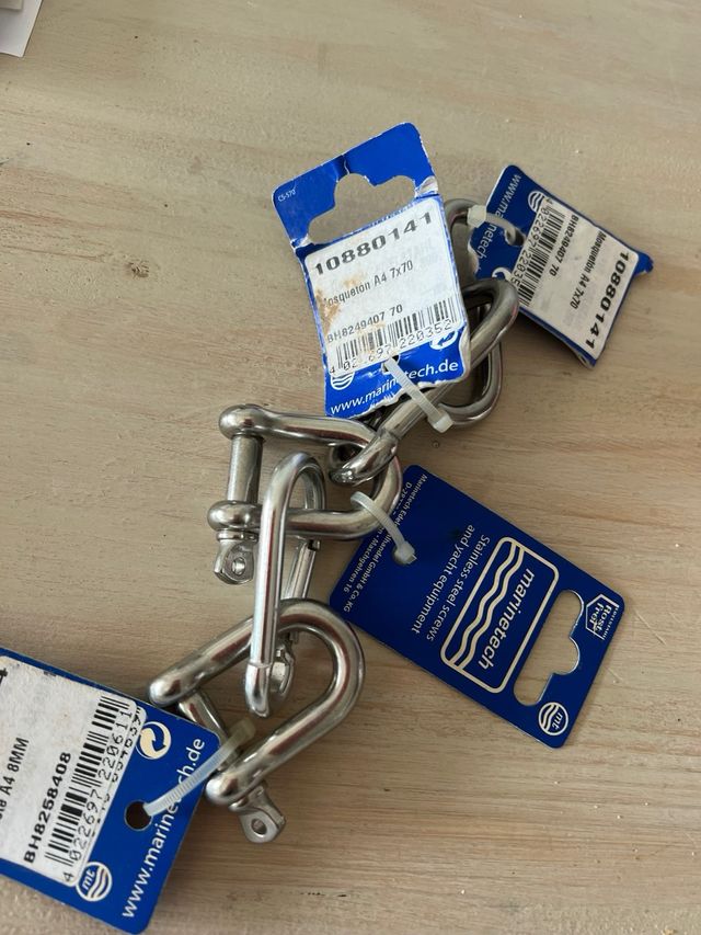 Lote artículos náuticos