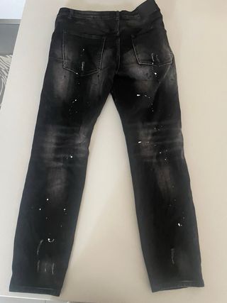 Jeans Purple Brand neri strappati