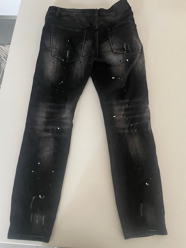 Jeans Purple Brand neri strappati