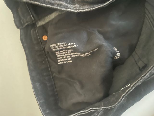 Jeans Purple Brand neri strappati