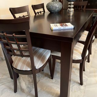 Mesa comedor extensible madera