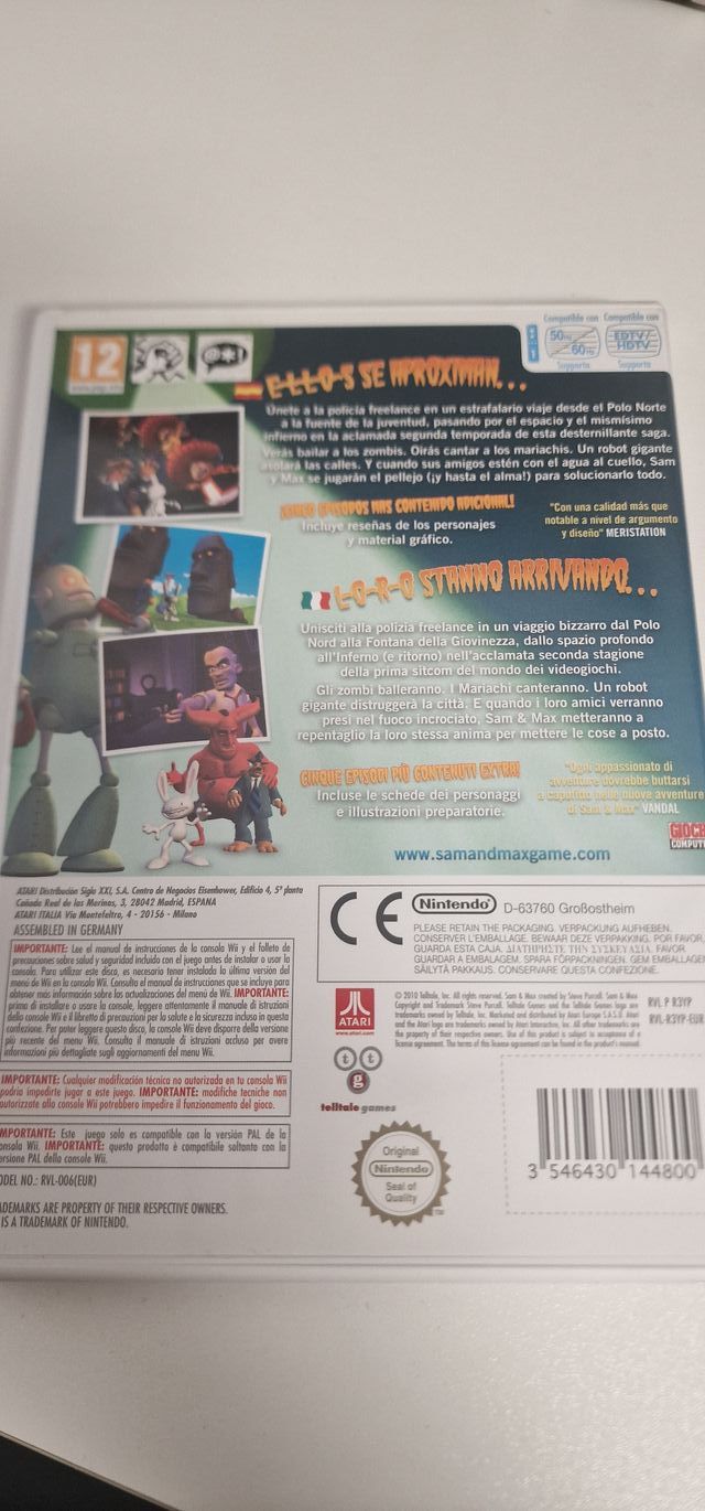 Sam & Max Season Two Wii