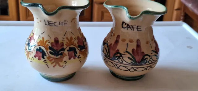 Jarras de cerámica Leche y Café