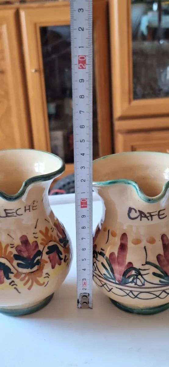 Jarras de cerámica Leche y Café