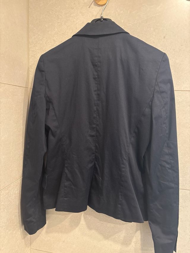 Americana Zara Basic azul T.M