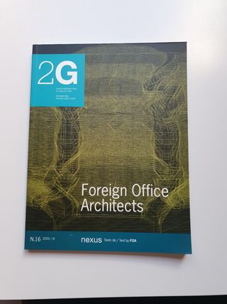 Libro arquitectura 2G Foreign office architects