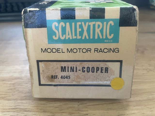 Caja original de Scalextric Mini-Cooper Ref. 4045