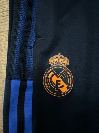 Chándal Real Madrid Adidas Negro y Azul