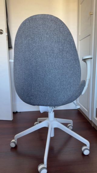 Silla de oficina Ikea Hattefjäll gris