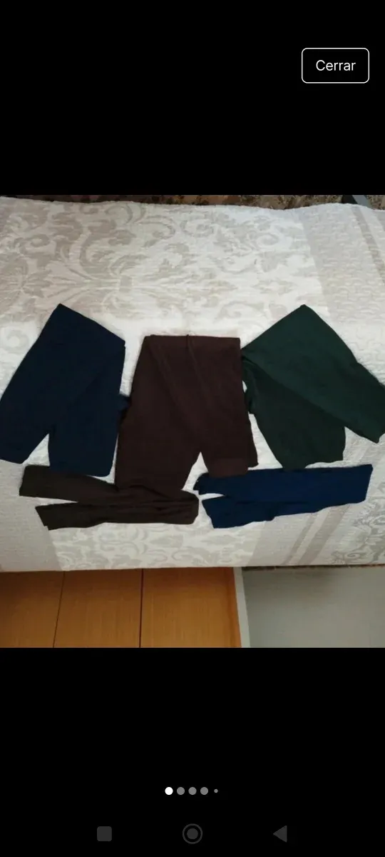 Lote 5 leggings calentitos talla L