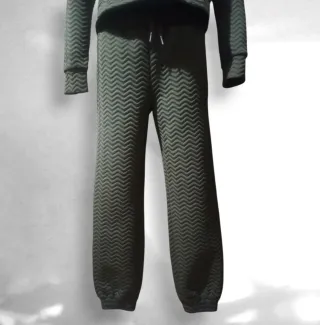 Chándal verde militar acolchado