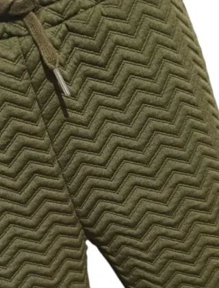 Chándal verde militar acolchado