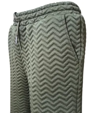 Chándal verde militar acolchado