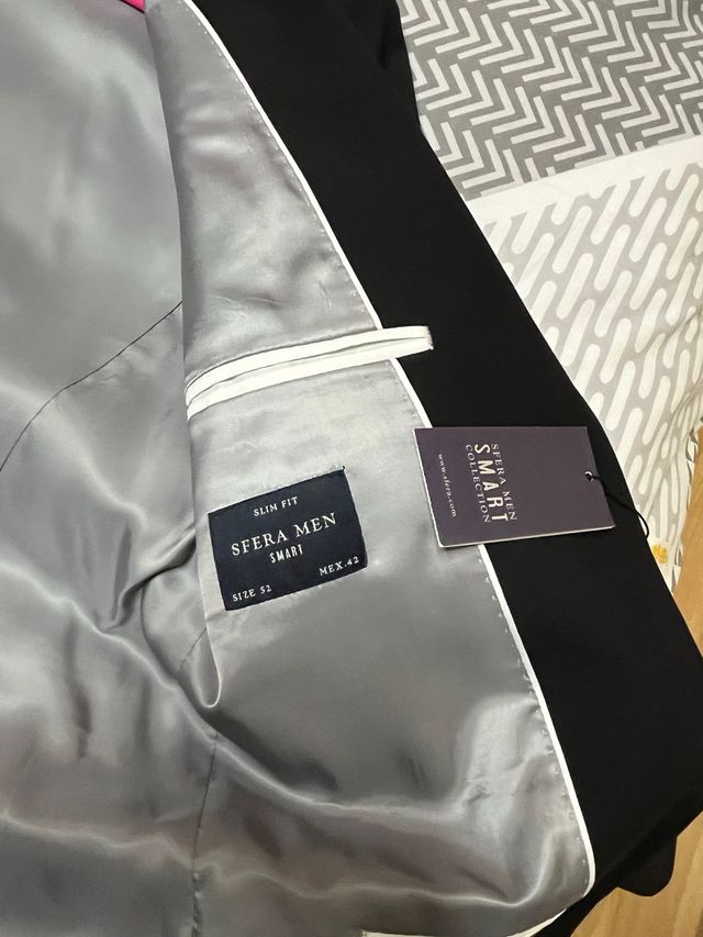 Chaqueta americana negra