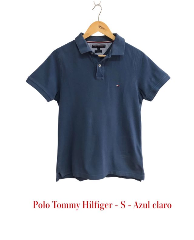 Polo Tommy Hilfiger Azul Talla S