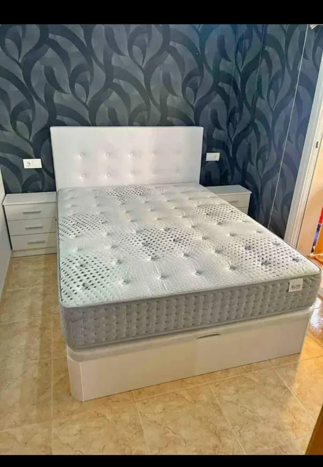 Cama canapé con colchón