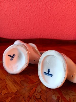 Lote 3 Figuras Lladró: Campesina y Ocas