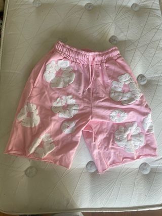 Pantaloncini Denim Tears Rosa Nuvole
