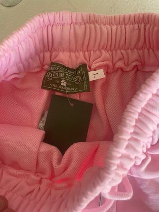 Pantaloncini Denim Tears Rosa Nuvole