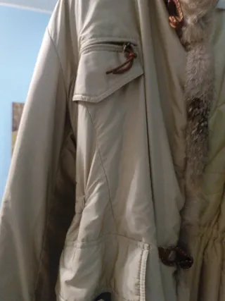 Cappotto Ermanno Scervino beige con pelliccia