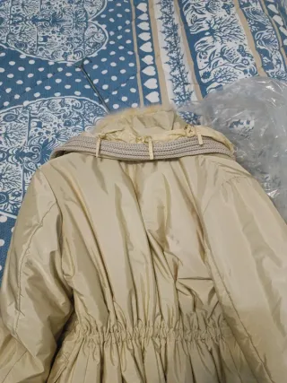 Cappotto Ermanno Scervino beige con pelliccia